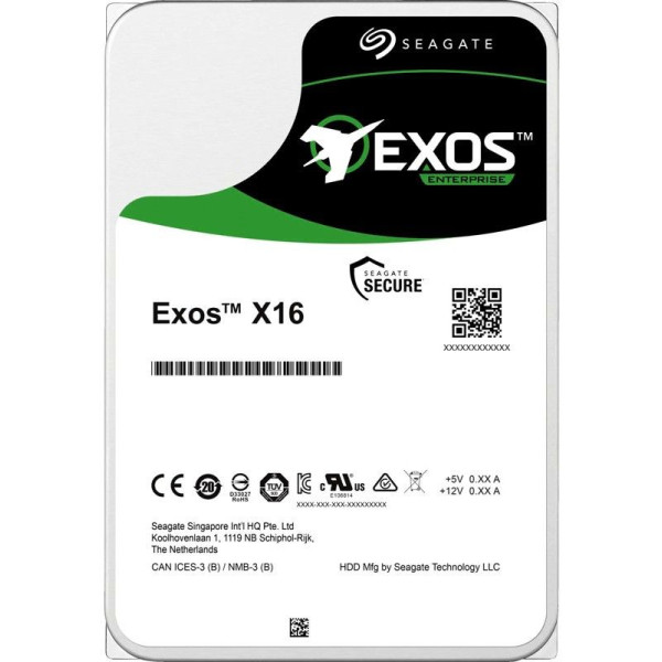 Жесткий диск HDD 10Тб Seagate Exos X16 (3.5