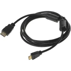 Кабель аудио-видео Buro (прямой HDMI (m), прямой Mini HDMI (m), HDM: ver 1.4, 1,8м) [MINIHDMI-1.8M]