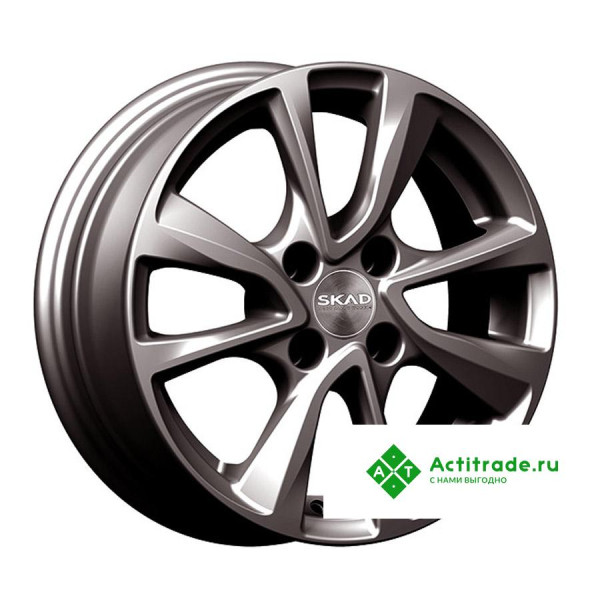 Скад Ницца R14/5.5J PCD 4x98 ET 35 ЦО 58,6 графитовый