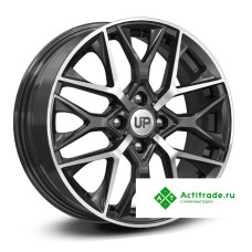 Wheels UP Up101 R16/6J PCD 4x100 ET 37 ЦО 60,1 черный с полированной лицевой поверхностью