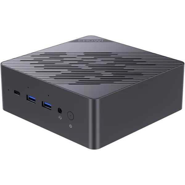 ПК Chuwi AuBox (Ryzen AI 300 365 2000МГц, DDR5 32Гб, SSD 1024Гб M.2 2280, AMD Radeon 880M, Windows 11 Pro)