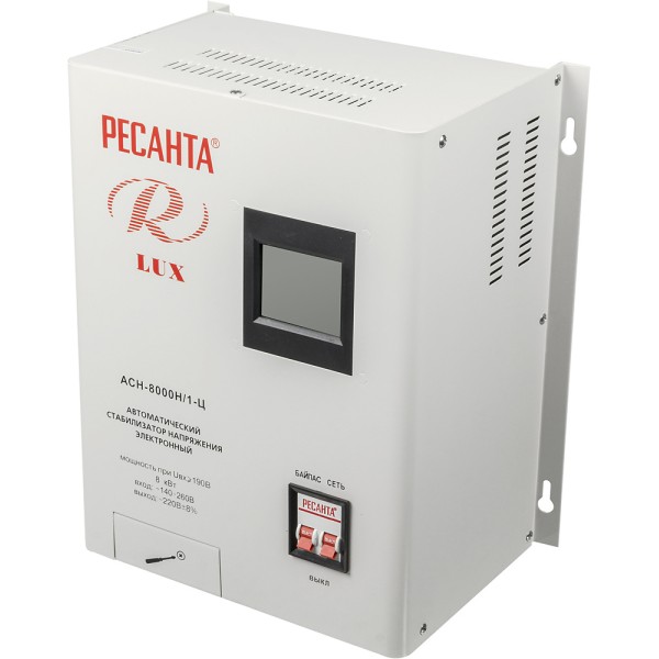Стабилизатор напряжения РЕСАНТА LUX АСН-8000Н/1-Ц