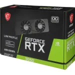 Видеокарта GeForce RTX 3050 1492МГц 6Гб MSI OC (GDDR6, 96бит, 2xHDMI, 1xDP)