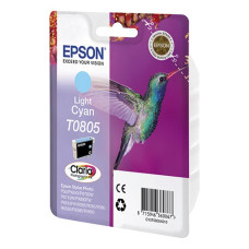 Чернильный картридж Epson C13T08054011 (светло-голубой; 7,4стр; P50, PX660) [C13T08054011]