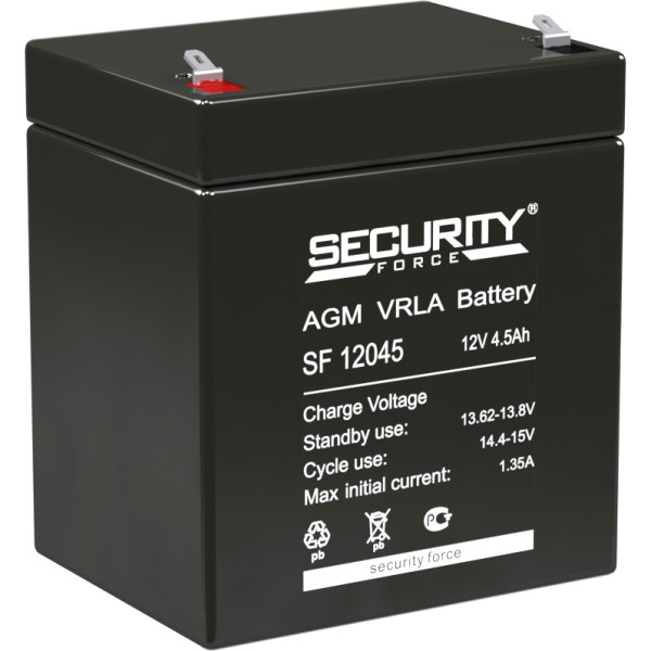 Батарея Security Force SF 12045 (12В, 4,6Ач)