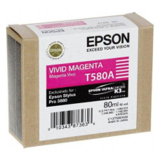 Чернильный картридж Epson C13T580A00 (пурпурный; 80стр; 80мл; Stylus Pro 3880)