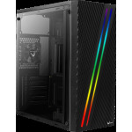 Корпус Aerocool Streak Black (Midi-Tower, 2xUSB3.0, 1x80мм)