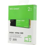 Жесткий диск SSD 2Тб Western Digital Green SN350 (2280, 3200/3000 Мб/с, 450000 IOPS, PCI-E, для ноутбука и настольного компьютера)