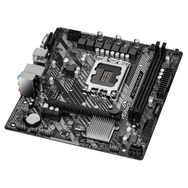 Материнская плата ASRock H610M-HVS/M.2 R2.0 (SocketLGA1700, H610, 2xDDR4, microATX)