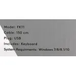 A4Tech Fstyler FK11 (86кл)