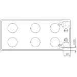 Батарея CSB GP1272 F2 (12В, 7,2Ач)