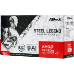 Видеокарта Radeon RX 7600XT 2539МГц 16Гб ASRock (GDDR6, 128бит, 1xHDMI, 3xDP)