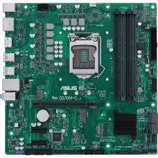Материнская плата ASUS PRO Q570M-C/CSM (LGA1200, Intel Q570, 4xDDR4 DIMM, microATX) [PRO Q570M-C/CSM]