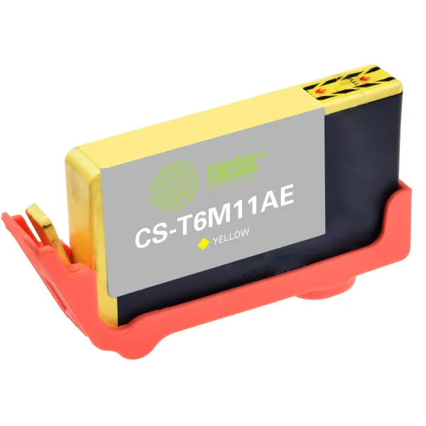 Чернильный картридж Cactus CS-T6M11AE (желтый; 14,2стр; OJP 6950, 6960, 6970)