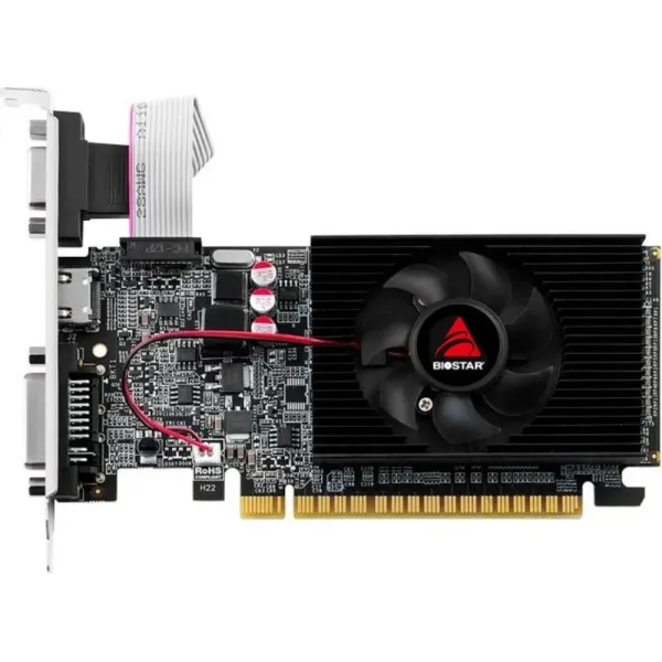 Видеокарта GeForce GT 610 700МГц Biostar (DDR3, 64бит, 1xDVI, 1xHDMI)