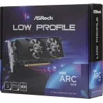 Видеокарта ARC A310 2000МГц 4Гб ASRock (GDDR6, 64бит, 1xHDMI, 1xDP)