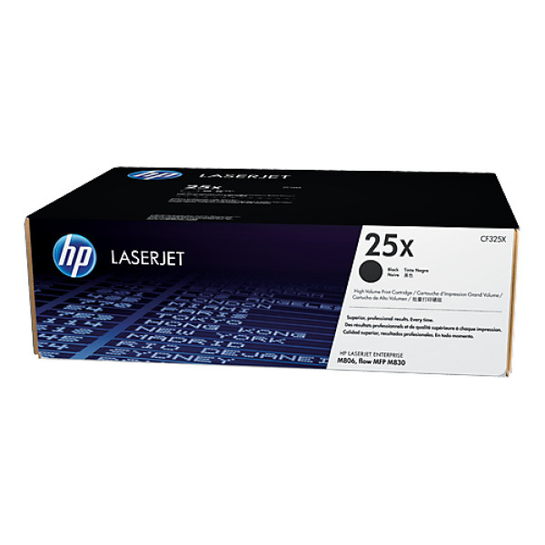 Тонер-картридж HP 25X (черный; 40000стр; LJ M830z, M806x+, M830z, M806dn, M806x)