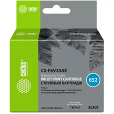 Cactus CS-F6V25AE (черный; 480стр; DeskJet Ink Advantage 1115, 2135, 3635) [CS-F6V25AE]