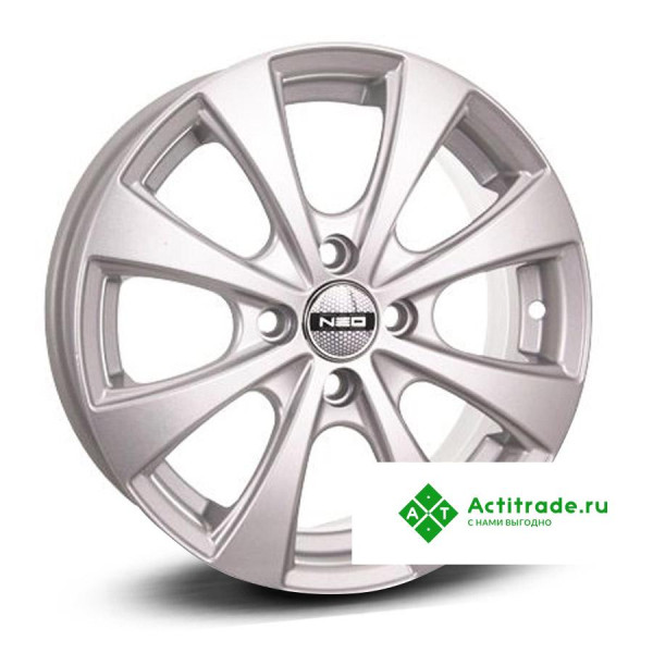 Neo 546 R15/6J PCD 4x100 ET 50 ЦО 60,1 серебристо-серый