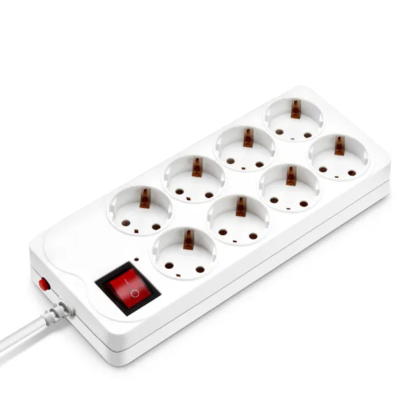 Сетевой фильтр Buro 800SH-1.8-W (1,8м, 8xEURO, 2,2кВт, 10А)