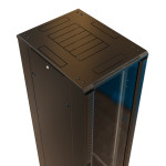 Шкаф коммутационный напольный WRline WR-TT-2268-AS-RAL9004 (22U, 600x1166x800мм, IP20, 800кг)