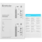 Сетевой фильтр Defender ES 3 (3м, 5xEURO, 2,2кВт)