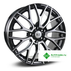 RST R098 R18/8J PCD 5x114,3 ET 45 ЦО 67,1 черный с полированной лицевой поверхностью