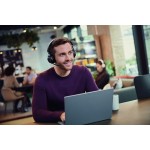 Гарнитура Jabra Evolve2 65 Link380c MS Stereo Stand (оголовье, беспроводное, полноразмерные, USB Type-C, Microsoft Teams)