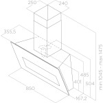 Вытяжка Elica BLOOM BL/A/85