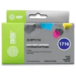 Чернильный картридж Cactus CS-EPT1716 (черный; 44,6стр; XP-33)