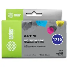 Чернильный картридж Cactus CS-EPT1716 (черный; 44,6стр; XP-33)