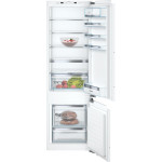Холодильник полновстраиваемый Bosch KIS87AFE0 (A++, 2-камерный, объем 270:209/63л, 55.8x177.2x54.5см, белый)