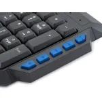 Игровая клавиатура Oklick 750G FROST WAR Black USB (классическая мембранная, 114кл)