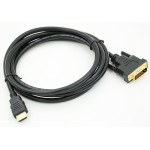 Кабель DVI (прямой HDMI (m), прямой DVI-D (m), 2м)