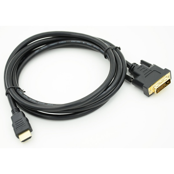 Кабель DVI (прямой HDMI (m), прямой DVI-D (m), 2м)