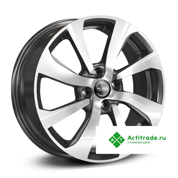 КиК Rio X-Line КС893 R16/6J PCD 4x100 ET 49 ЦО 54,1 черный с полированной лицевой поверхностью