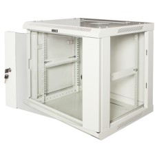 Шкаф коммутационный настенный Lanmaster TWT-CBWPG-6U-6x6-GY (6U, 600x368x600мм, IP20, 60кг) [TWT-CBWPG-6U-6x6-GY]