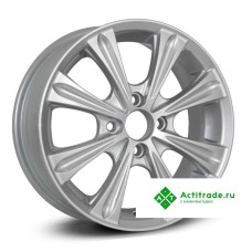 Tech Line 523 R15/6J PCD 4x100 ET 39 ЦО 67,1 серебристый