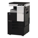 МФУ Konica Minolta bizhub 287 (лазерная, черно-белая, A3, 2048Мб, 28стр/м, 1800x600dpi, авт.дуплекс, 13'000стр в мес, RJ-45, USB)