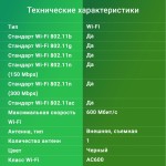 Сетевой адаптер DIGMA DWA-AC600E