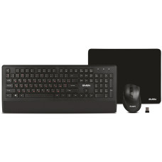 Клавиатура и мышь Sven и KB-C3800W Black USB (радиоканал, классическая мембранная, 104кл, светодиодная, кнопок 6, 1600dpi)