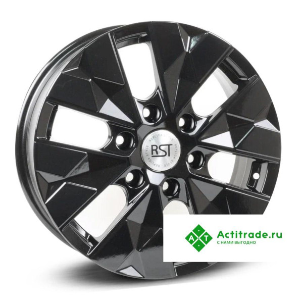 RST R237 R17/6.5J PCD 6x139,7 ET 48 ЦО 92,5 черный глянцевый