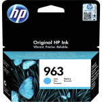 Чернильный картридж HP 963 (голубой; 700стр; OfficeJet Pro 901x, 902x)