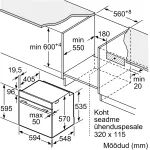 Электрический духовой шкаф Bosch HBG4795B1S