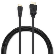 Кабель аудио-видео Buro (mini-HDMI (m), HDMI (m), 3м) [BHP-MINHDMI-3]