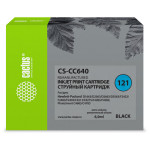 Картридж Cactus HP 121 CS-CC640 (оригинальный номер: №121; черный; 6стр; 9мл; DJ D1663, D2563, D2663, D5563, F2423, F2483, F2493, F4213, F4275, F4283, F4583, PS C4683, C4783)