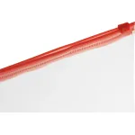 Бюрократ BPM5ARED (A5, полипропилен, толщина пластика 0,15мм, молния красный)
