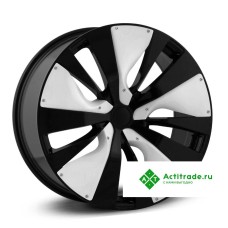 LegeArtis INF501 R21/9.5J PCD 5x114,3 ET 50 ЦО 66,1 черный с белыми пластиковыми элементами