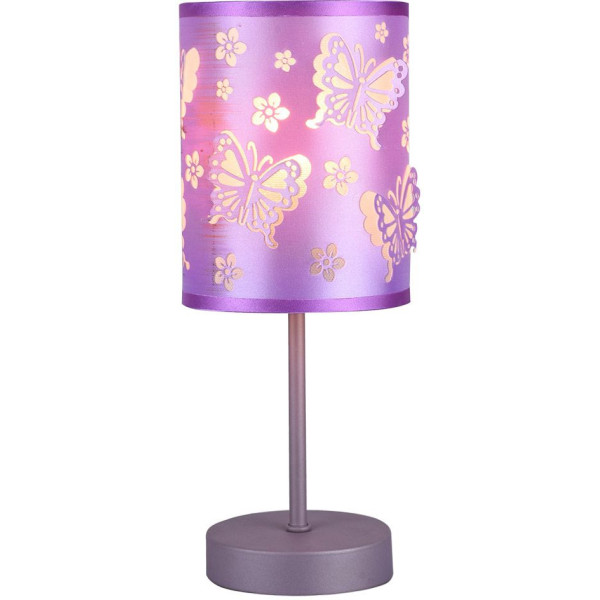 Настольная лампа Hiper Butterfly H060-0(лампа накаливания, от сети, 60Вт, на подставке, фиолетовый)