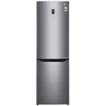 Холодильник LG GA-B419SL (No Frost, A+, 2-камерный, объем 354:230/124л, инверторный компрессор, 595x1 907x655см, графит)